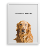 Custom Memorial Pet Portrait