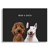 Custom Two Pet Portrait