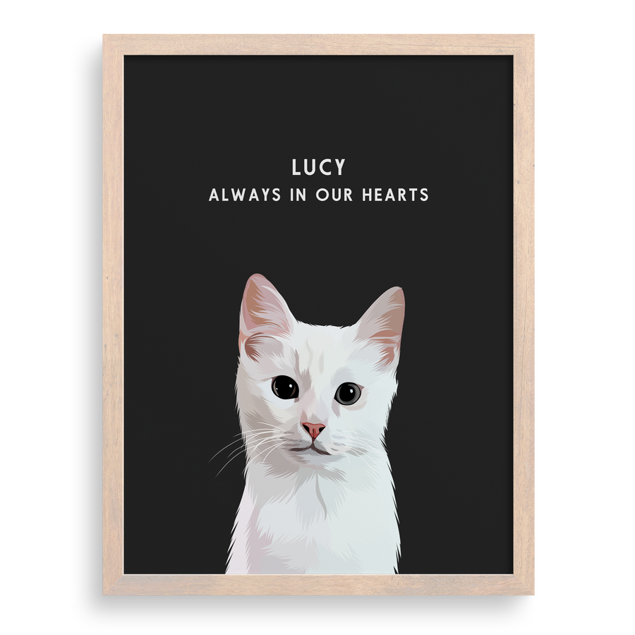 Custom Memorial Pet Portrait