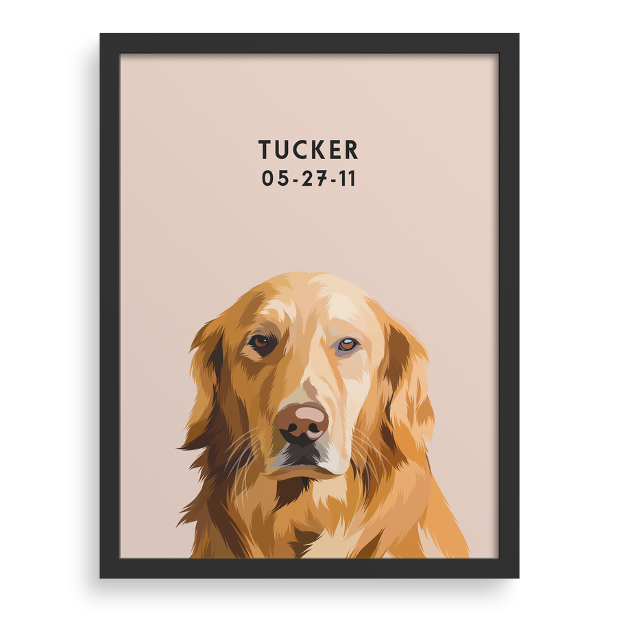 Custom Memorial Pet Portrait