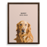 Custom Memorial Pet Portrait