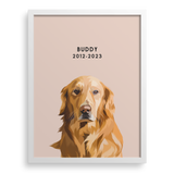 Custom Memorial Pet Portrait