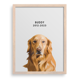 Custom Memorial Pet Portrait