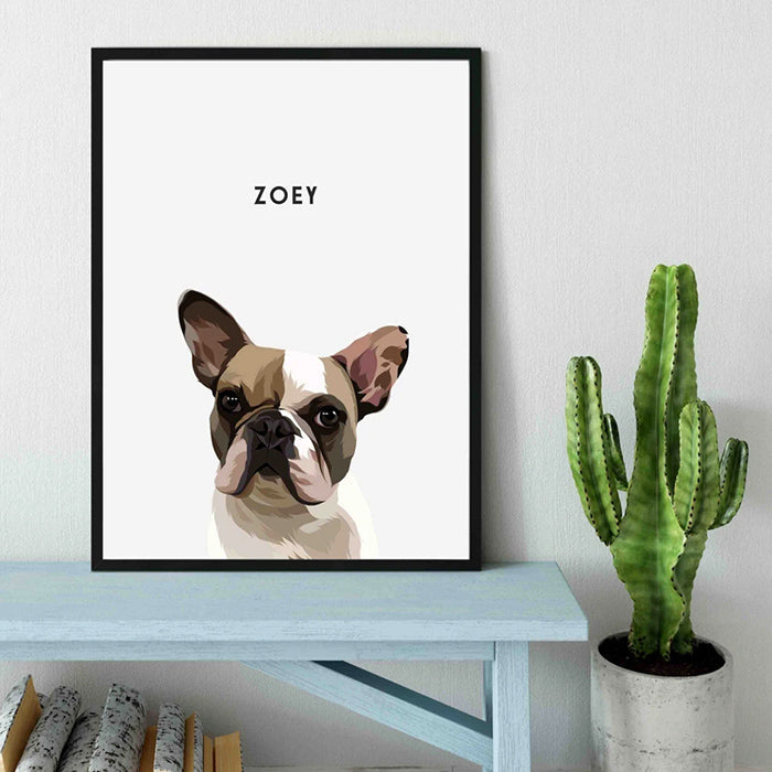 Custom Dog Portrait Paintings: Start to Finish