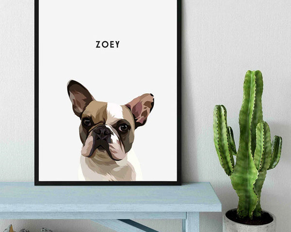 Custom Dog Portrait Paintings: Start to Finish