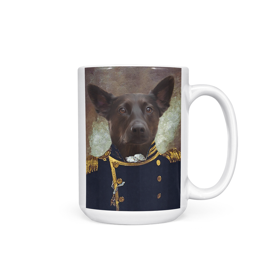 Grand Elegance Royal Custom Pet Portrait Mug