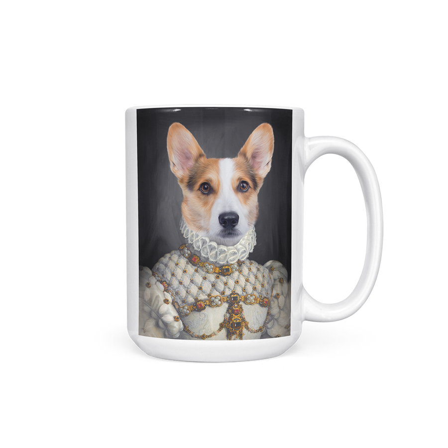 Proper Lady Royal Custom Pet Portrait Mug