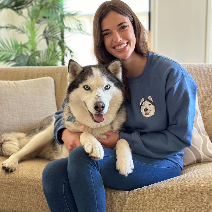 Custom Embroidered Pet Crewneck