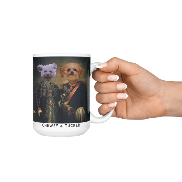 Majestic Duo Custom Pet Portrait Mug