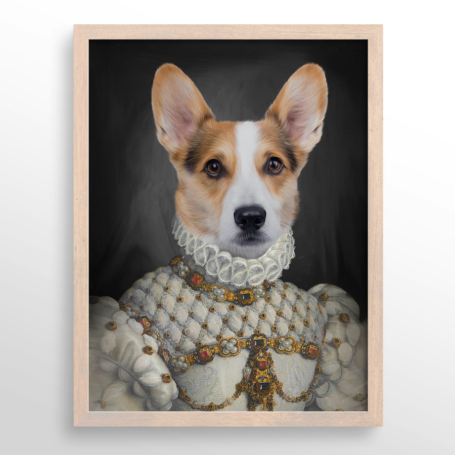 The Proper Lady Custom Pet Portrait