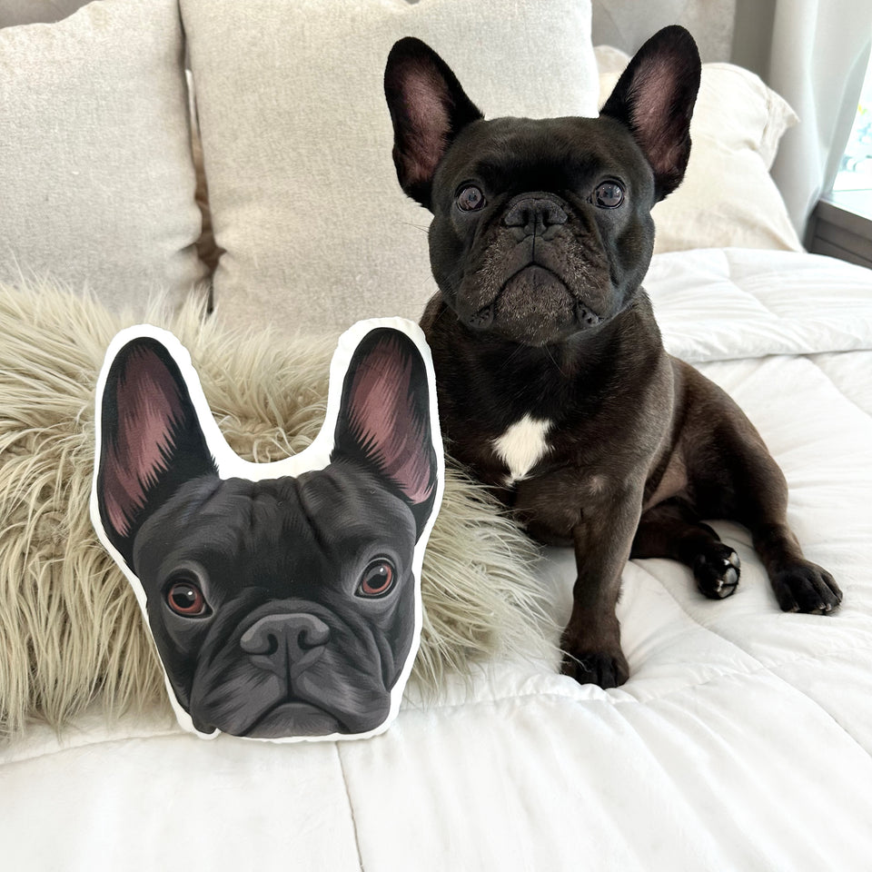 Custom Cut Pet Portrait Pillows