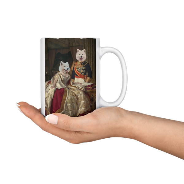 King & Queen Royal Custom Pet Portrait Mug