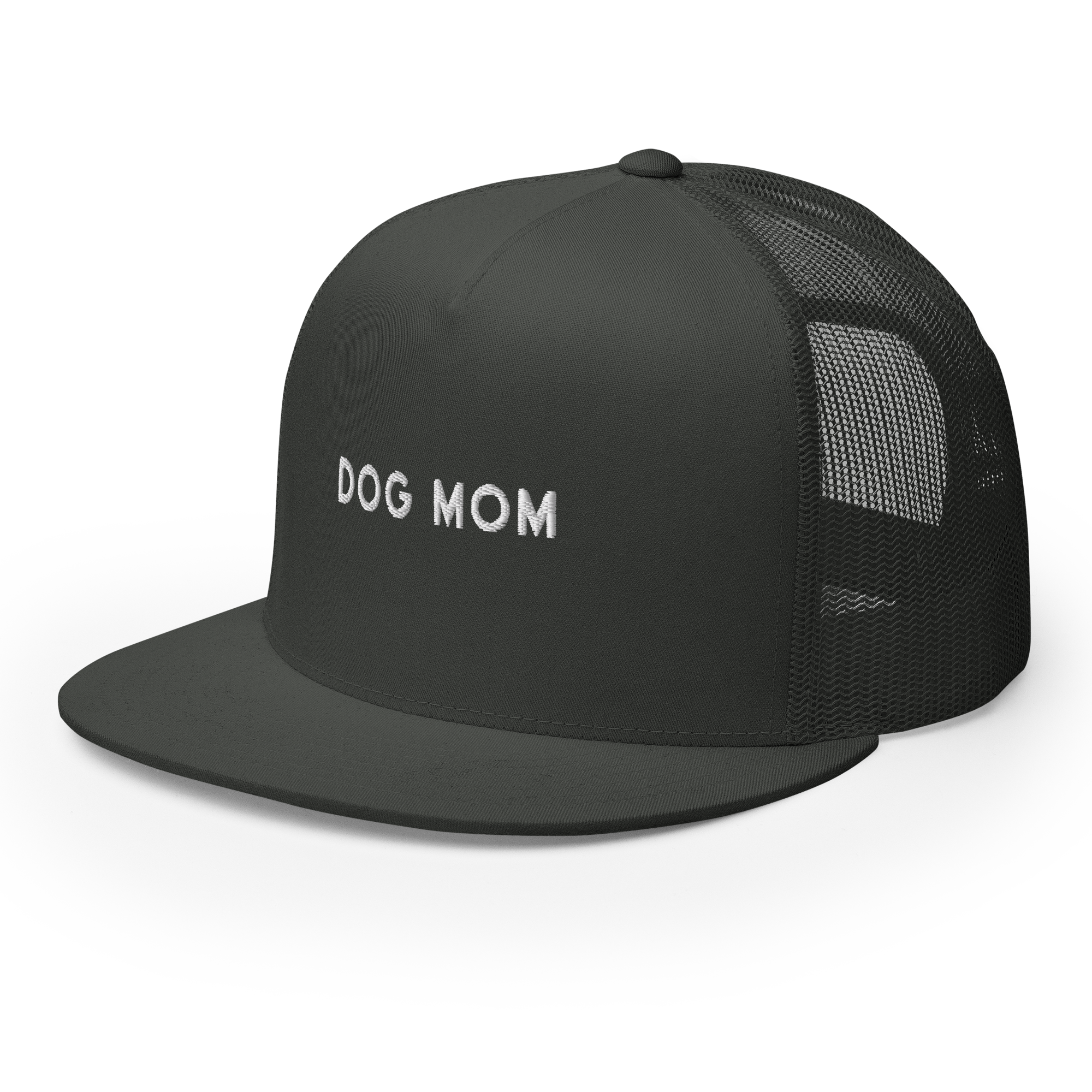 Dog Mom Embroidered Trucker Hat – West & Willow