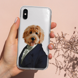 Dignified Gentleman Pet Portrait Phone Cases