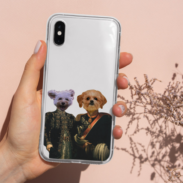 Majestic Duo Pet Portrait Phone Cases