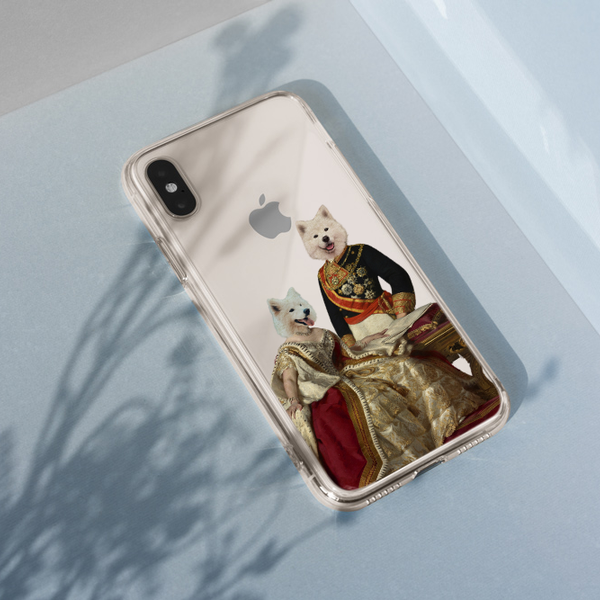 King & Queen Pet Portrait Phone Cases