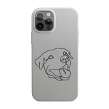 Custom Line Style Pet Portrait Phone Cases