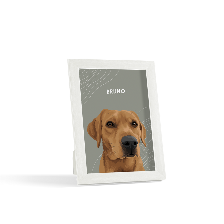Custom Desktop One Pet Portrait