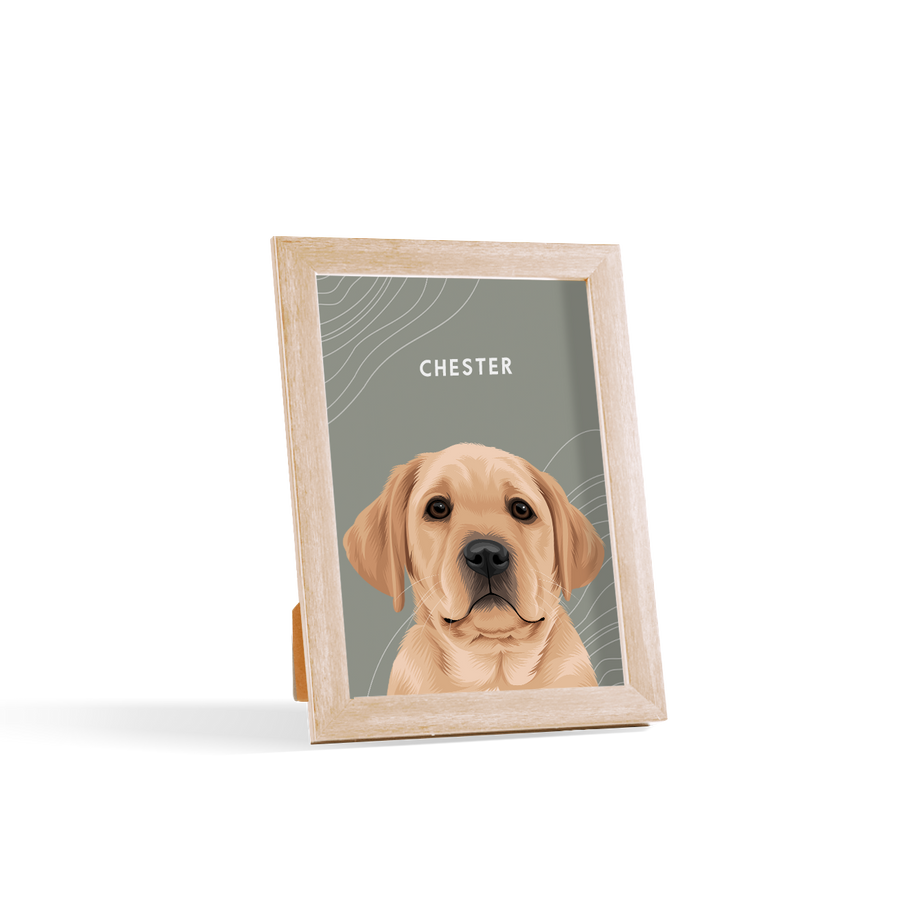 Custom Desktop One Pet Portrait