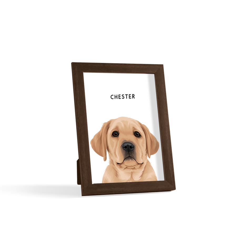 Custom Desktop One Pet Portrait