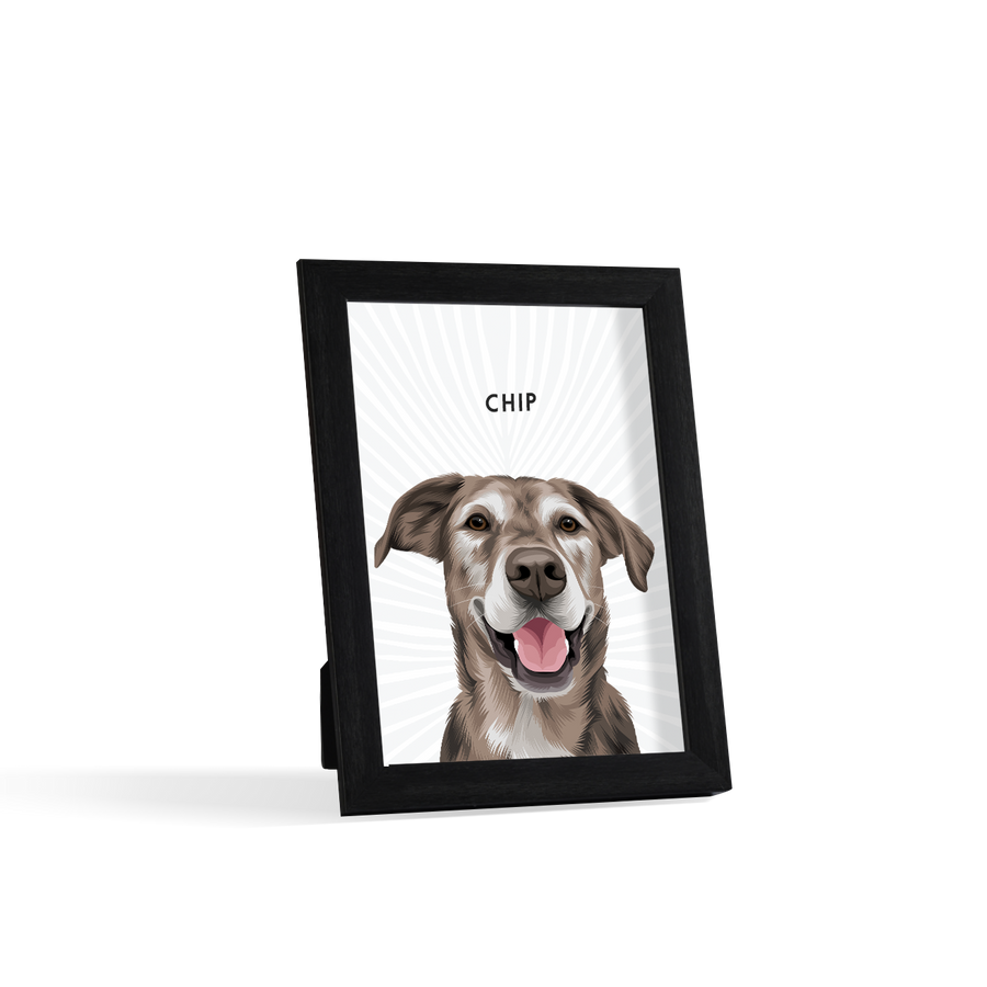 Custom Desktop One Pet Portrait