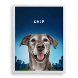 Dog Man Custom One Pet Portrait