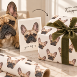 Custom One Pet Portrait Wrapping Paper