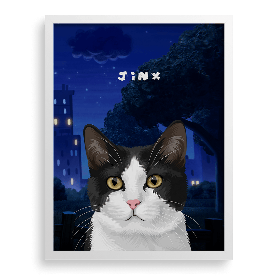 Dog Man Custom One Pet Portrait