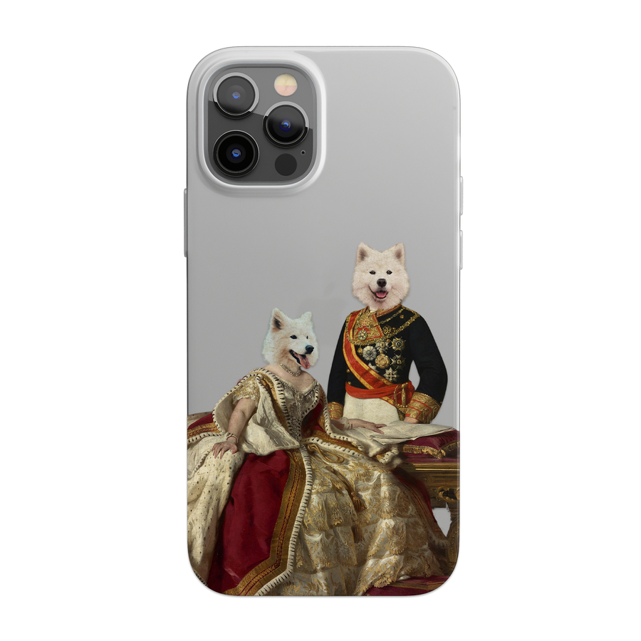 King & Queen Pet Portrait Phone Cases