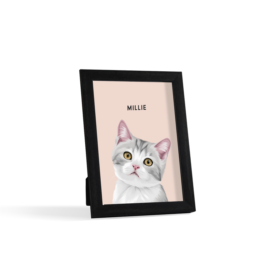 Custom Desktop One Pet Portrait