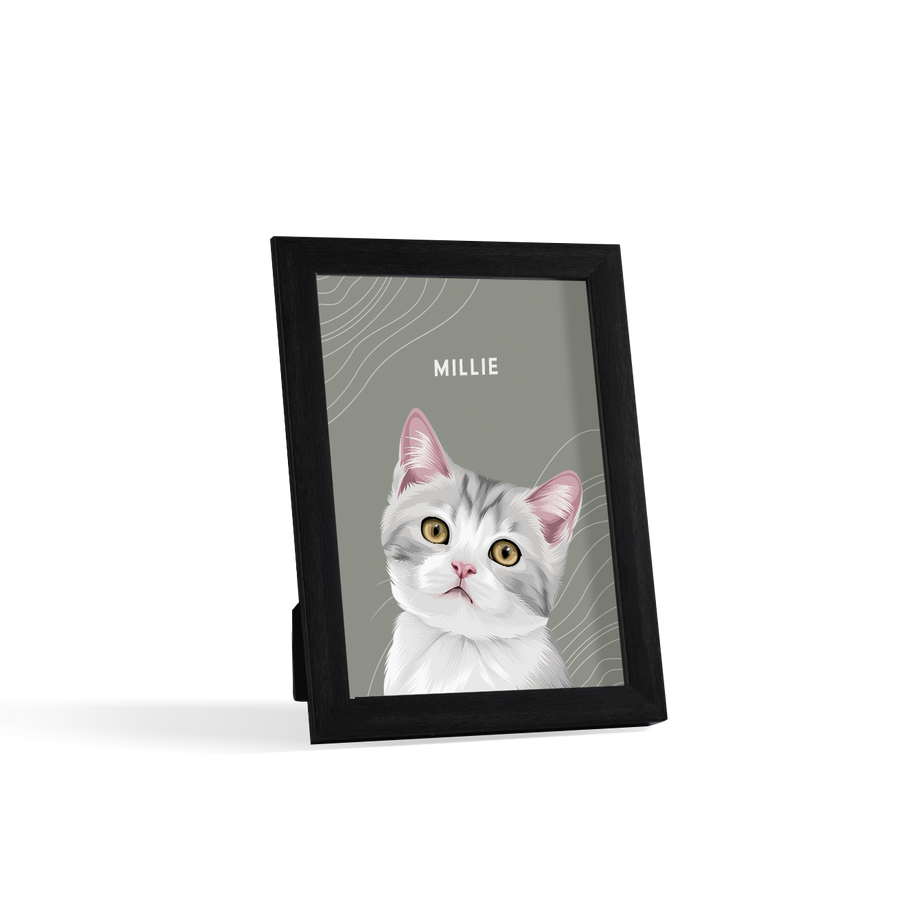 Custom Desktop One Pet Portrait