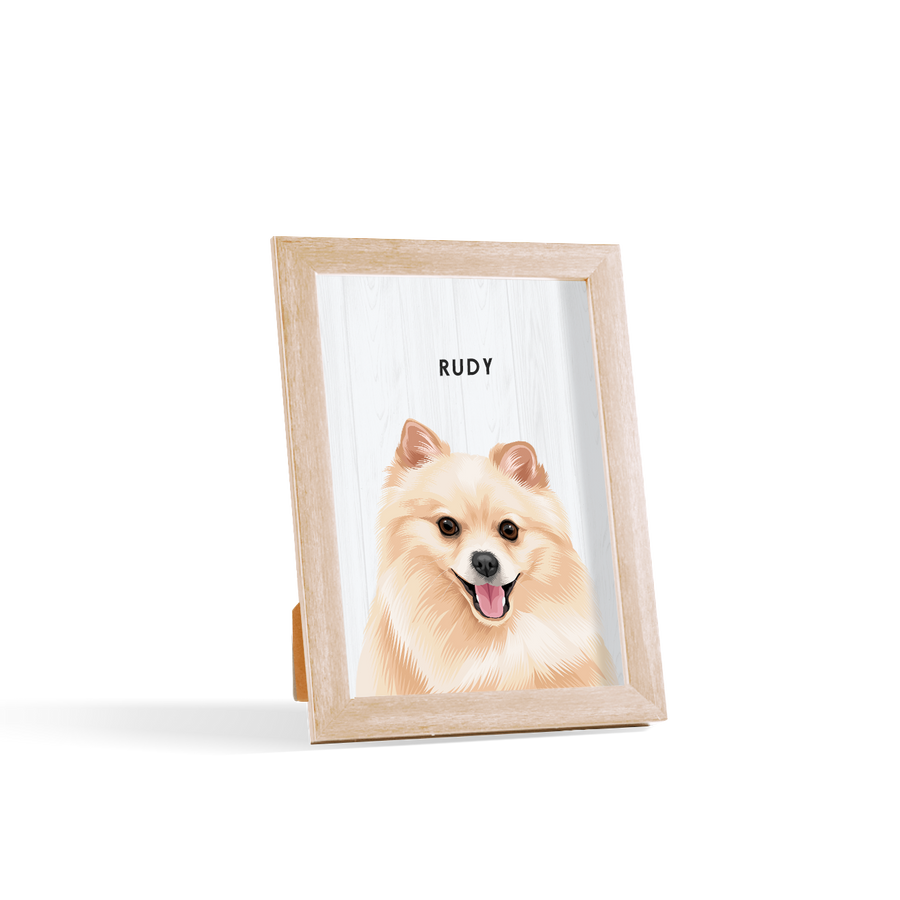 Custom Desktop One Pet Portrait