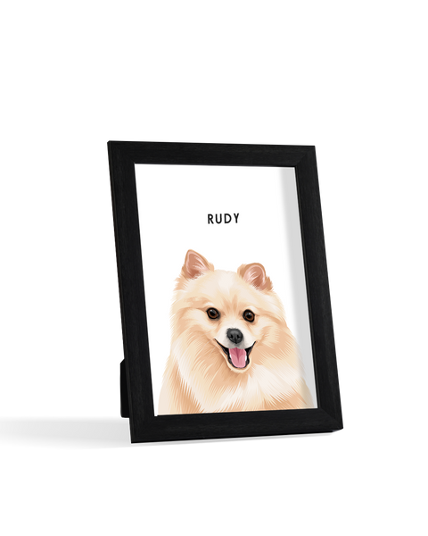 Custom Desktop One Pet Portrait
