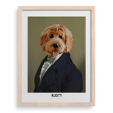 The Dignified Gentleman Custom Pet Portrait