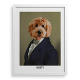 The Dignified Gentleman Custom Pet Portrait