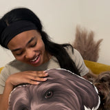 Custom Shaped Pet Portrait Pillows