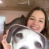 Custom Shaped Pet Portrait Pillows