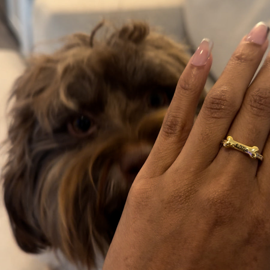 Custom Engraved Bone Ring