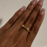 Custom Engraved Bone Ring