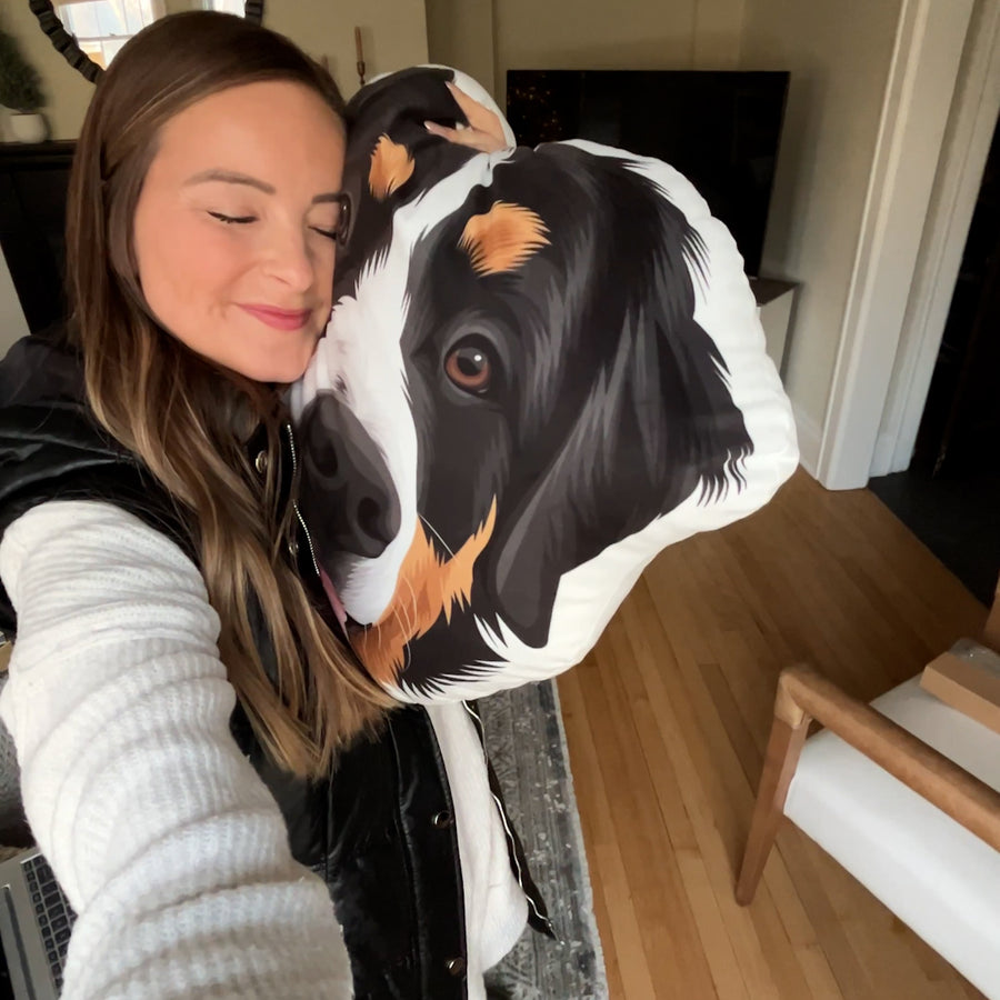 Custom Shaped Pet Portrait Pillows