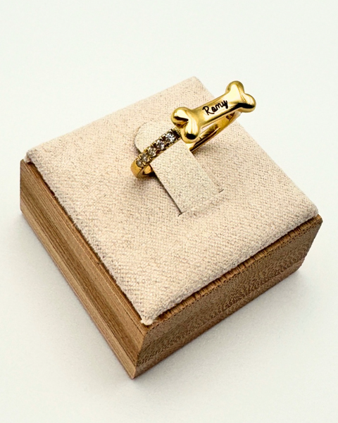 Custom Engraved Bone Ring