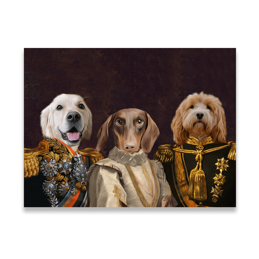 The Decorated Lords & Lady Custom Pet Portrait