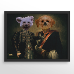 The Majestic Duo Custom Pet Portrait