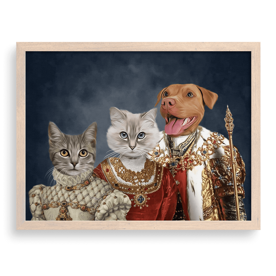 The Royal Family Custom Pet Portrait