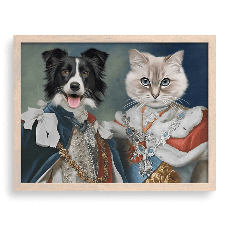 Their Majesties Custom Pet Portraits