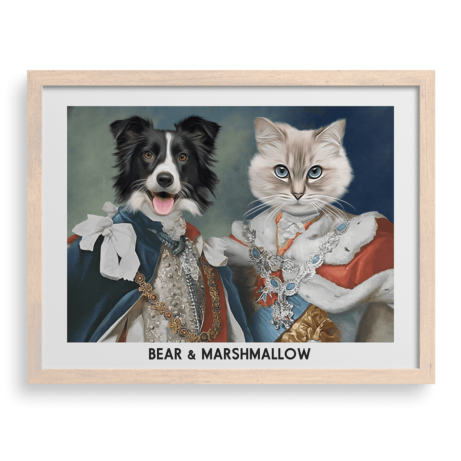 Their Majesties Custom Pet Portraits
