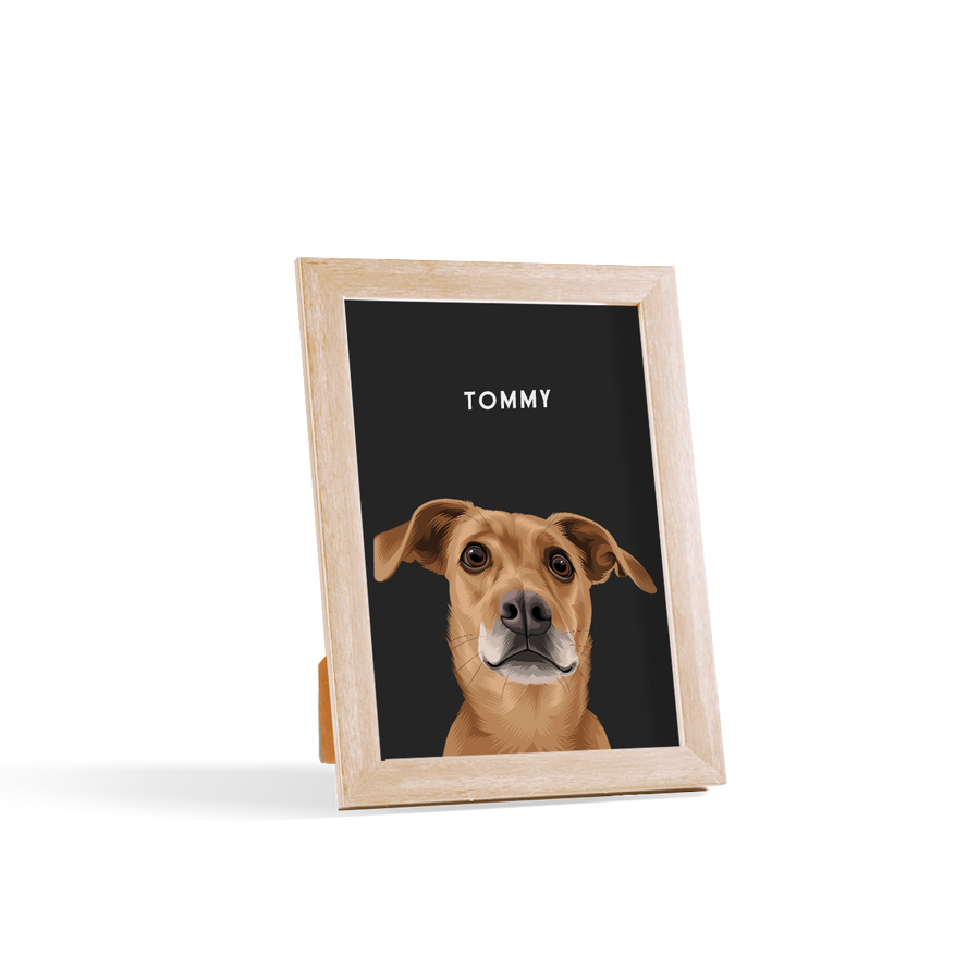 Custom Desktop One Pet Portrait