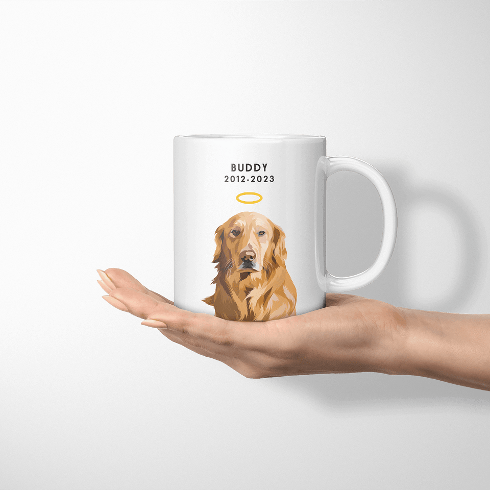 Memorial Pet Portrait Mug