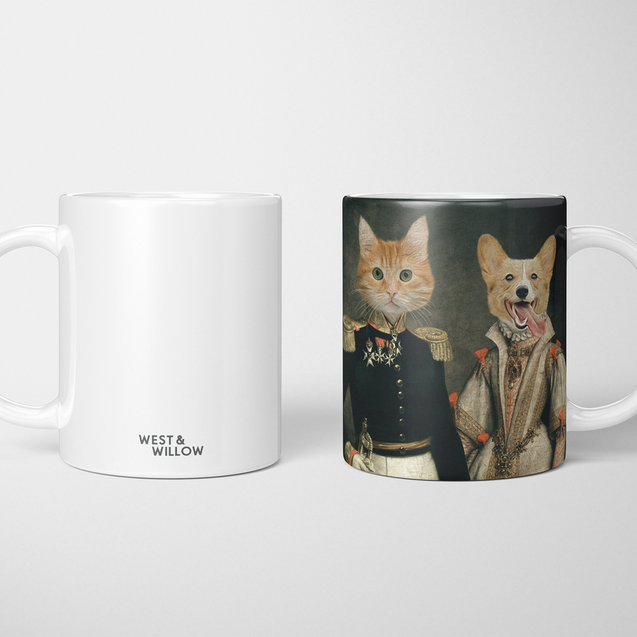 Duke & Duchess Royal Custom Pet Portrait Mug