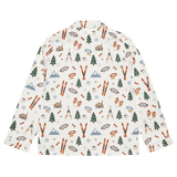 Pet Inspired Print Pajama Long Sleeve Shirt